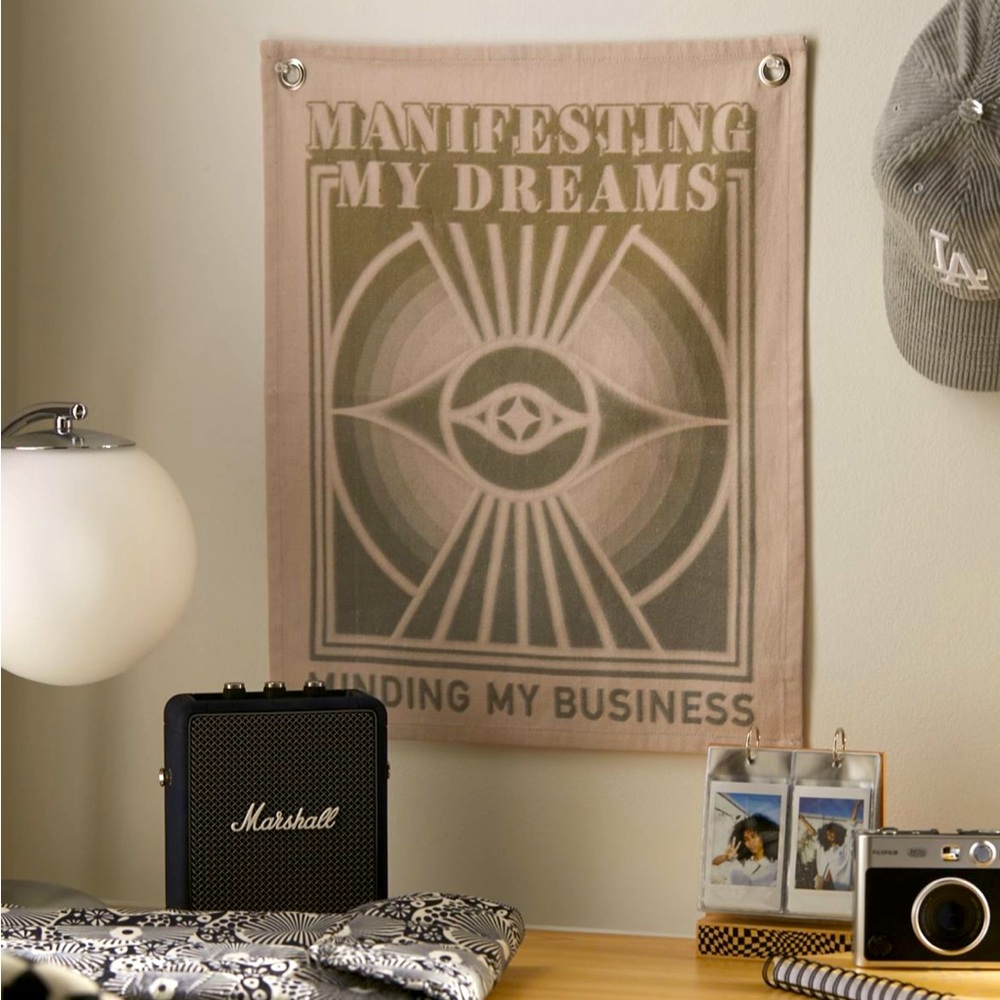 ‘Manifesting My Dreams’ Mini Wall Tapestry